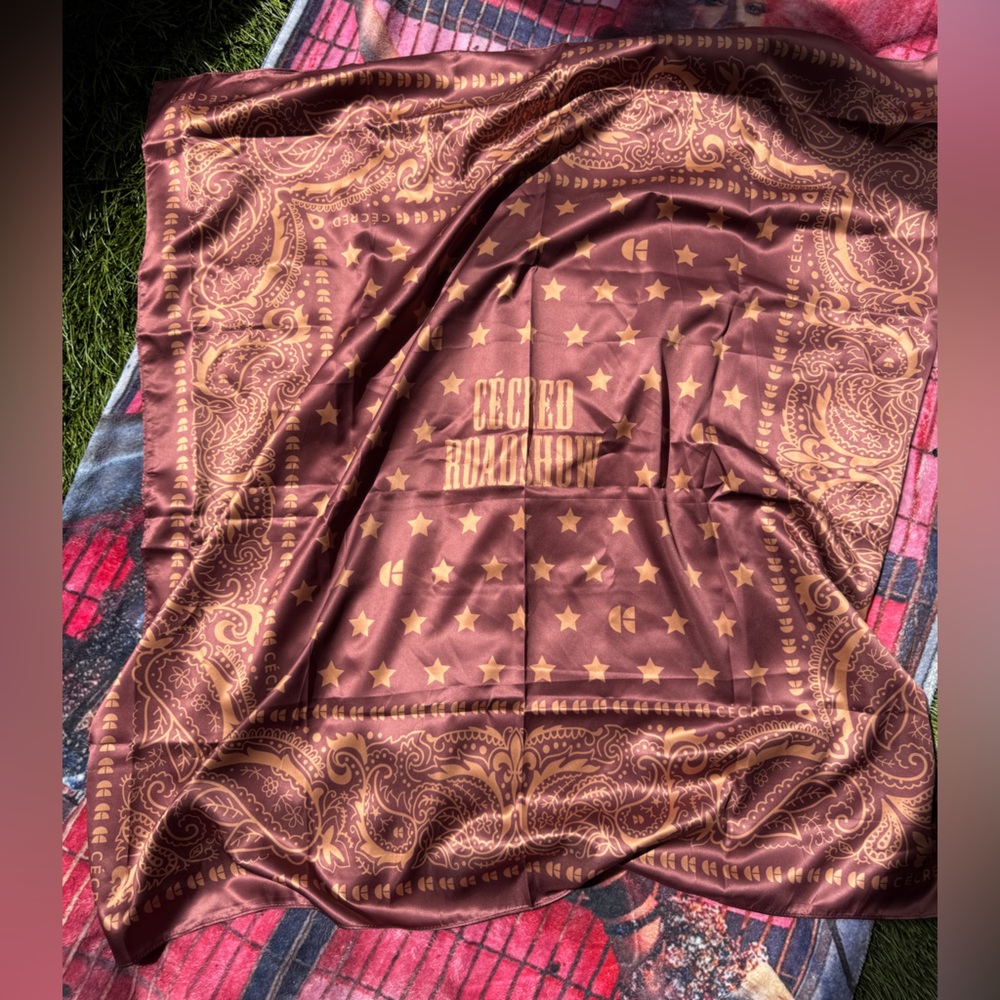 Cecred Beauty “Cecred Roadshow” silk scarf